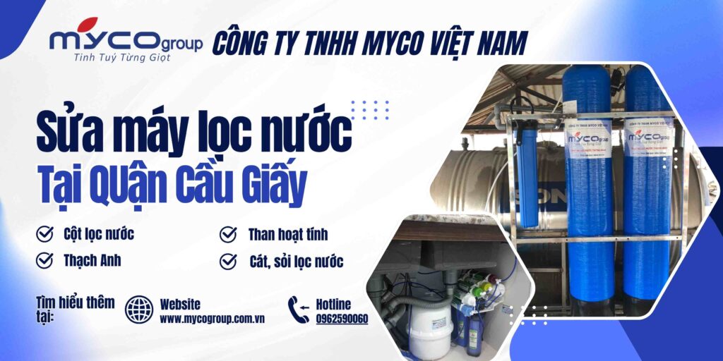 Sửa máy lọc nước tại Cầu Giấy