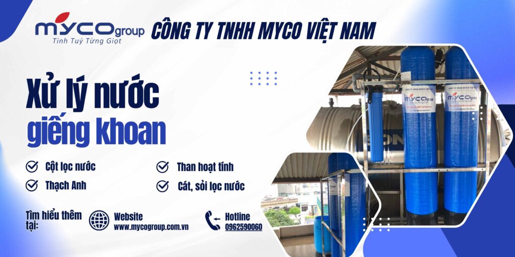 Xử lý nước giếng khoan MYCO