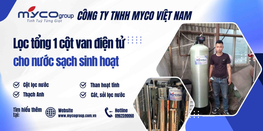 Lọc tổng 1 cột van điện tử