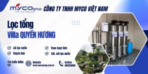 Lọc nước tổng cho Villa